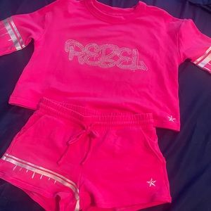 Rebel cheer bought in Atlanta at Cheersport my daughter only wore it one time